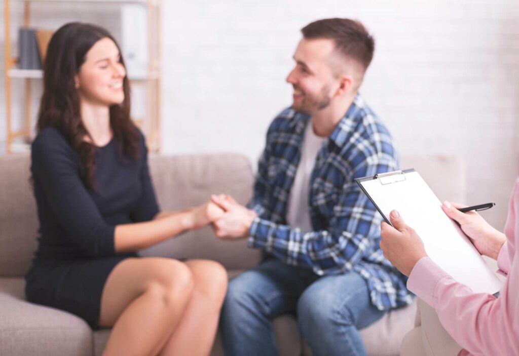 couple at counseling